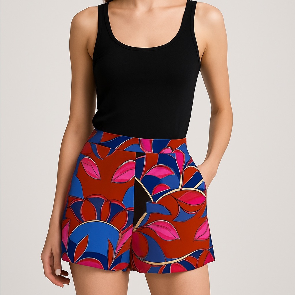 Zara Multicolor Floral Skirt